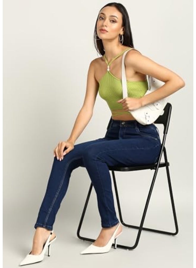 Nifty Women's Denim Slim Fit High Waist Jeans - Image 4