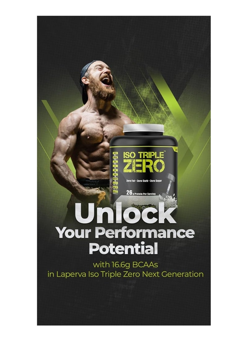 Laperva - laperva Iso Triple Zero Next Generation Whey Protein, Cookies and Cream, 5 LB - Image 1