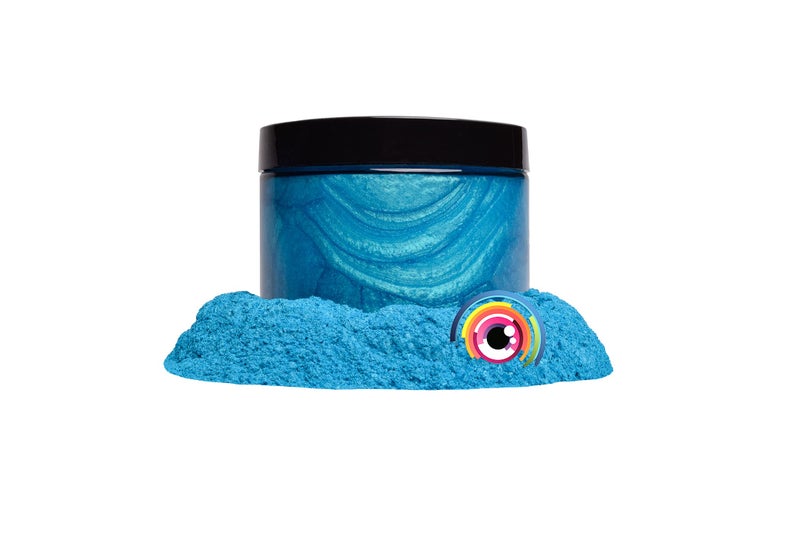 Eye Candy Premium Mica Powder Pigment â€œOkinawa Blueâ€ (25 gr) Multipurpose DIY Arts and Crafts Additive | Natural Bath Bombs, Resin, Paint, Epoxy, Soap, Nail Polish, Lip Balm - Image 3