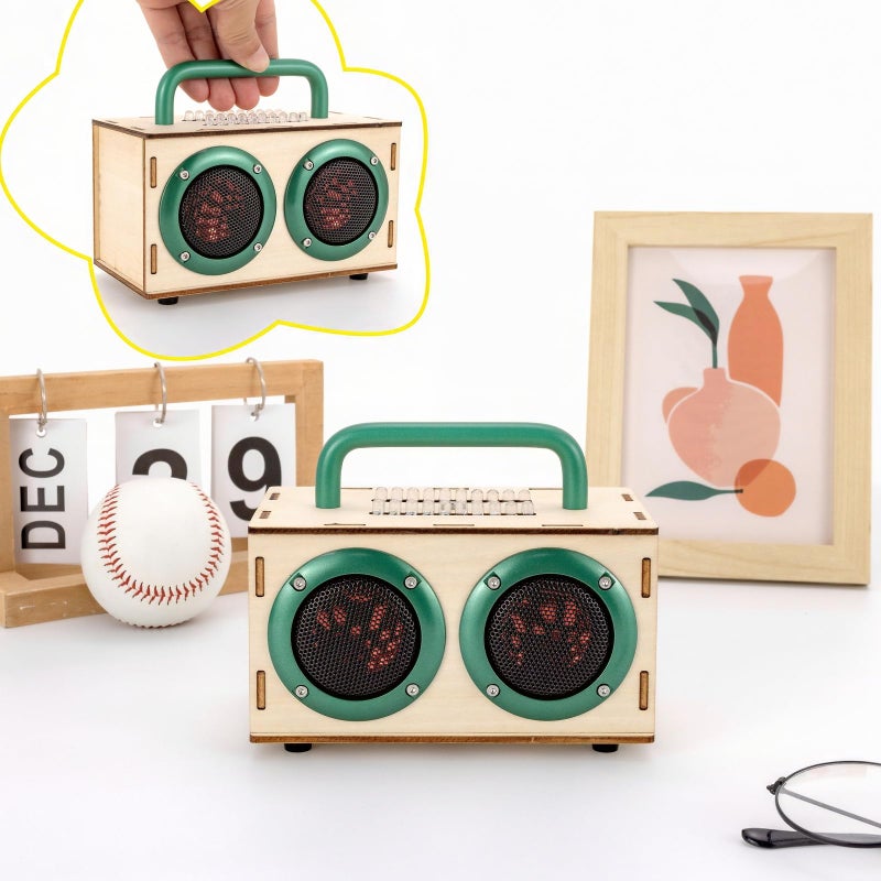Swhmc DIY Bluetooth Speaker Kit - STEM Projects for Kids & Adults Age 8-12-16, Build Portable Speaker with LED Light, Science Experiment Electronics Set, Birthday Gifts for 9 10 11 13 14 Year Old Boy & Girl - Image 5