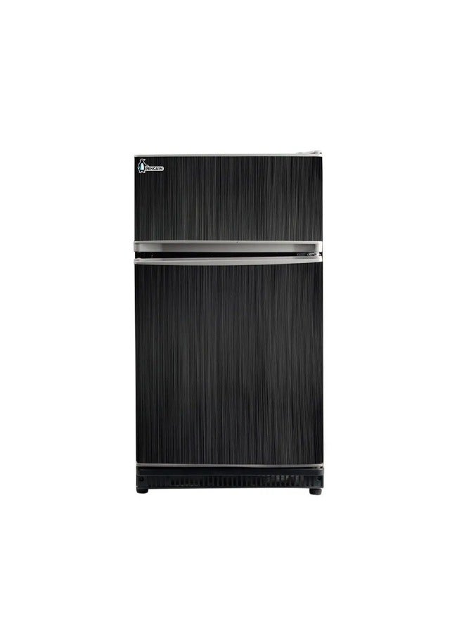 Penguin Mini Bar Defrost 6 Ft 150 Liters 2 Doors Black FG200-Black-Hairline - Image 1