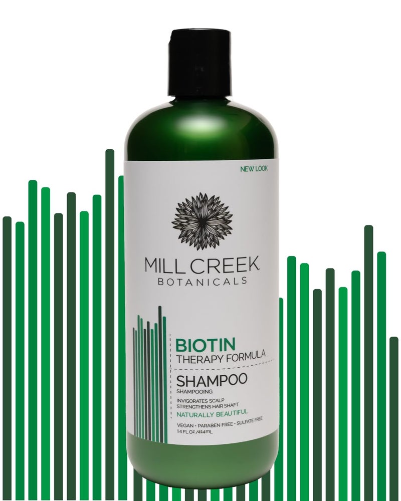 Mill Creek Biotin Shampoo, 14 Fluid Ounce (Two Pack) - Image 2