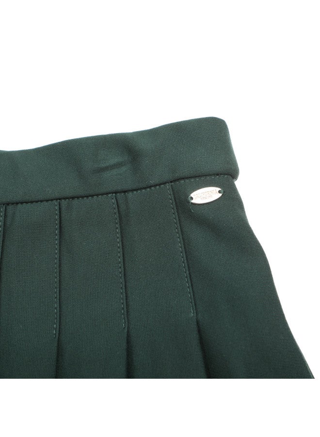 Zara girls' Solid Color Fresh & Simple Fashion Sweet Pleated Skirt - Image 5