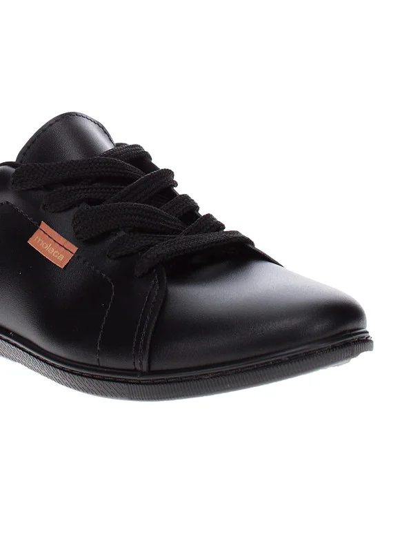 موليكا Moleca Ladies Closed/Flat Shoes Black | Made In Brazil