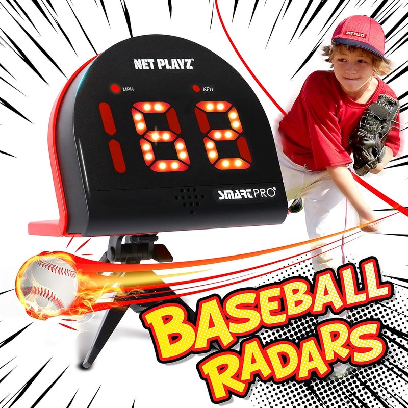 TGU Baseball Gifts, Radar Speed Guns (Hands-Free) Baseball Radar, Pitch Training Aids, High-Tech Gadget & Gear, Black (NIS022132024) - Image 1