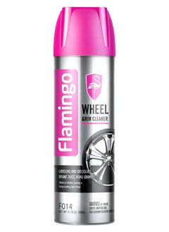 FLAMINGO Flamingo Ultimate Wheel & Rim Cleaner Spray Loosens And Dissolve Brake Dust , Road Grime 500ML F014  - Image 2