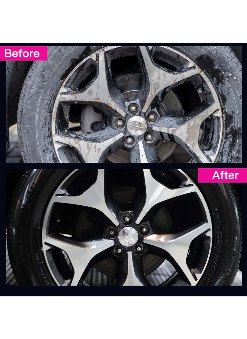FLAMINGO Flamingo Ultimate Wheel & Rim Cleaner Spray Loosens And Dissolve Brake Dust , Road Grime 500ML F014  - Image 3