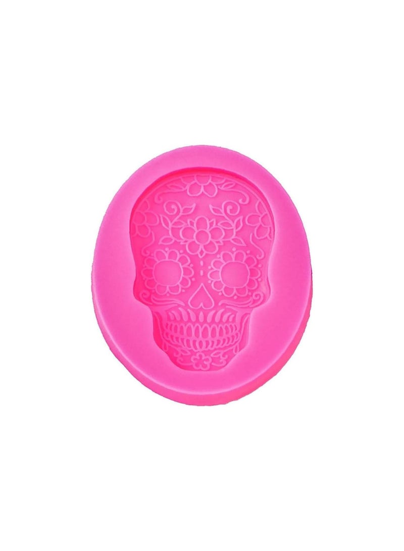 GGOOT Food Grade Fondant Cake Silicone Mold Skull Shaped for Polymer Clay Chocolate Pastry Decoration Tools  - Image 5