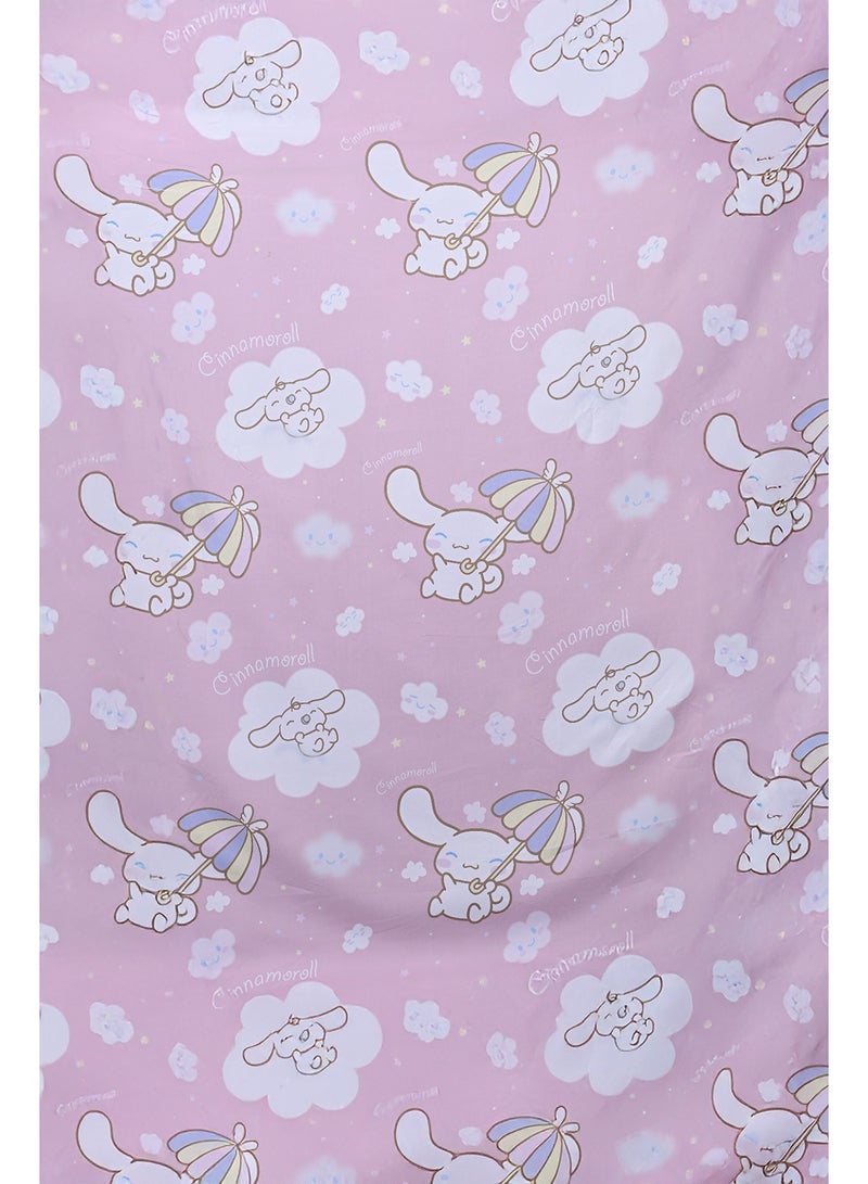 Cinnamoroll طقم لحاف 5 في 1، ميكروفايبر ناعم مع غلاف بوليستر – بنفسجي - Image 2