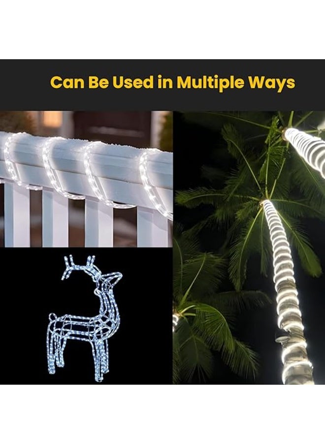 ESNCO أضواء شريط LED بطول 50 متر (220 فولت) للاستخدام الداخلي والخارجي مقاومة للماء IP68 أضواء شريط زخرفية - Image 3