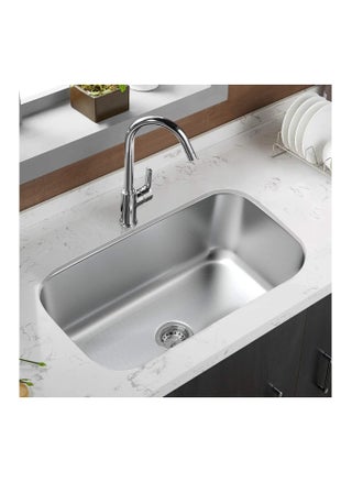 Kitchen (75 x 45 cm, 1 mm) with 2" silicone and 3" drain