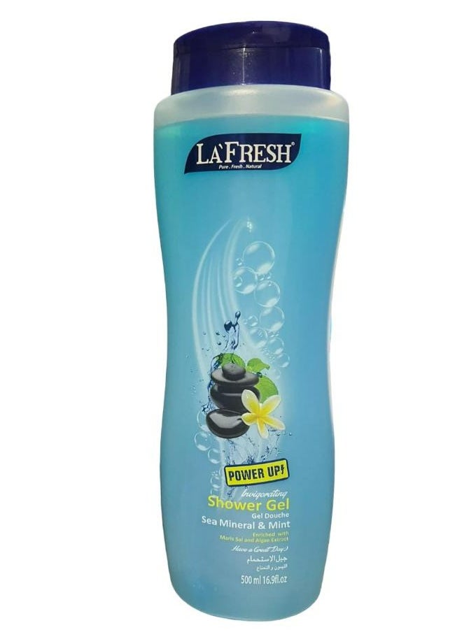LA FRESH - SHOWER GEL SEA MINERAL & MINT 500 ML - Image 1