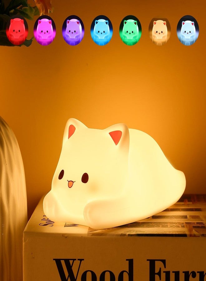 ZKLiLi Night Light for Kids Lamp, 16 Colors Lamp Cute, Dimmable Baby Night Lights for Nursery,Silicone Rechargeable Nightlight for Kids Room, Kawaii Room Decor (Dayan) - Image 1