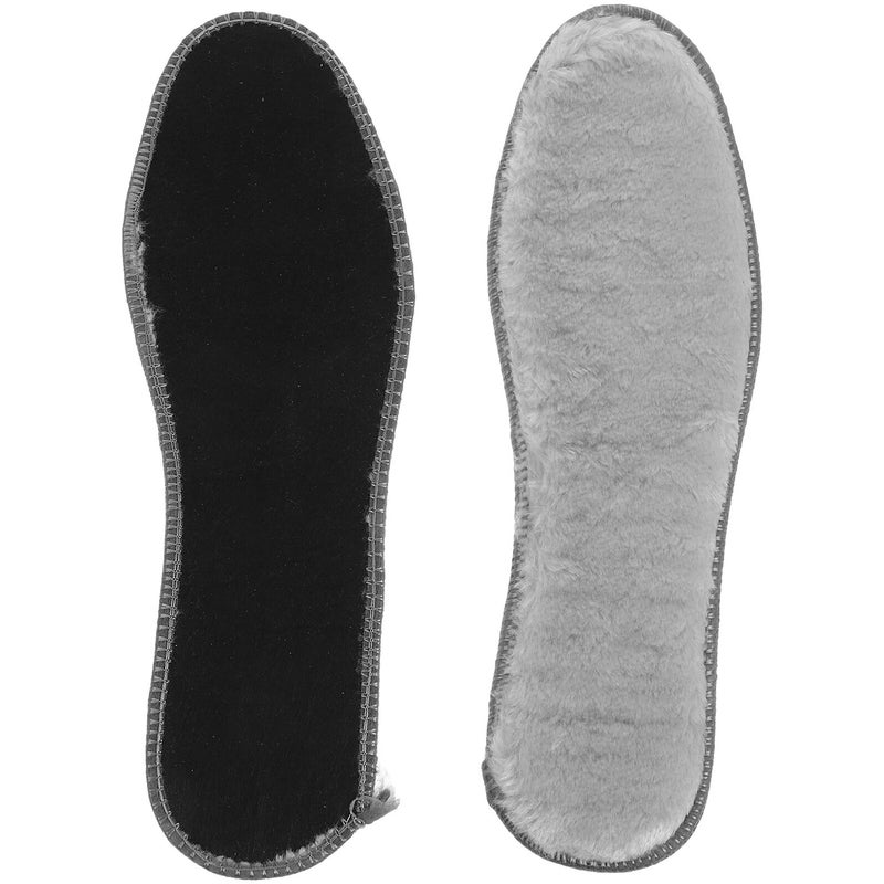 Warm Winter Insoles For Women Thick Plush Thermal Boot Liners Size 41 Gray 4 Pairs - Image 2