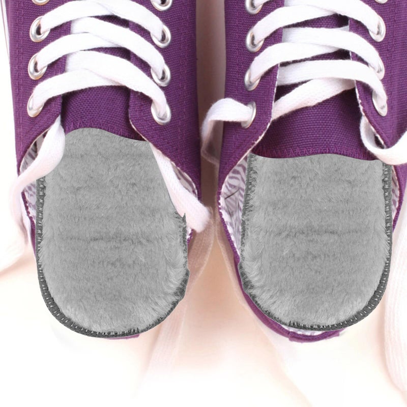 Warm Winter Insoles For Women Thick Plush Thermal Boot Liners Size 41 Gray 4 Pairs - Image 5
