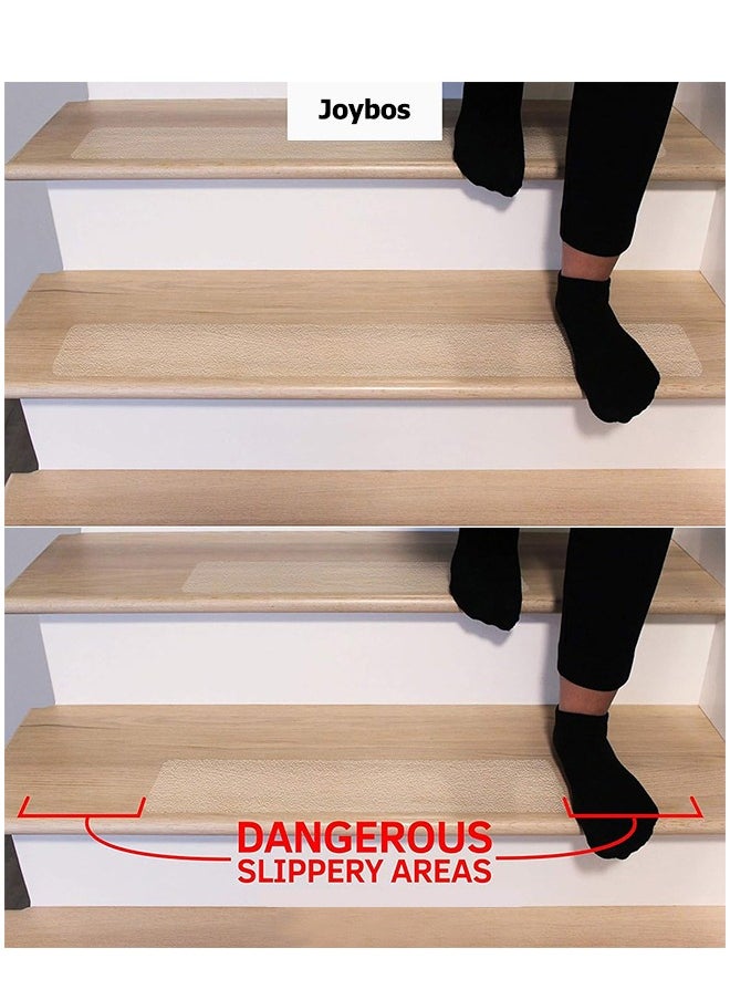Joybos Anti Slip Tape for Indoor Outdoor Stair Treads 5M Long 5CM Wide Each Roll Easy Install - Clear Anti-Slip Indoor Strips Non-Slip Traction Grip Tape to Tubs, Boats, Stairs  - Image 3