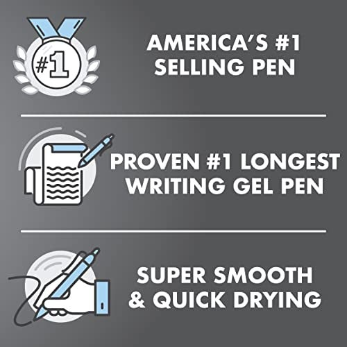 PILOT Pen G2 Gel Ink Refills For Rolling Ball Pens, Fine Point, 0.7mm, Black Ink, 12-Pack - Image 3