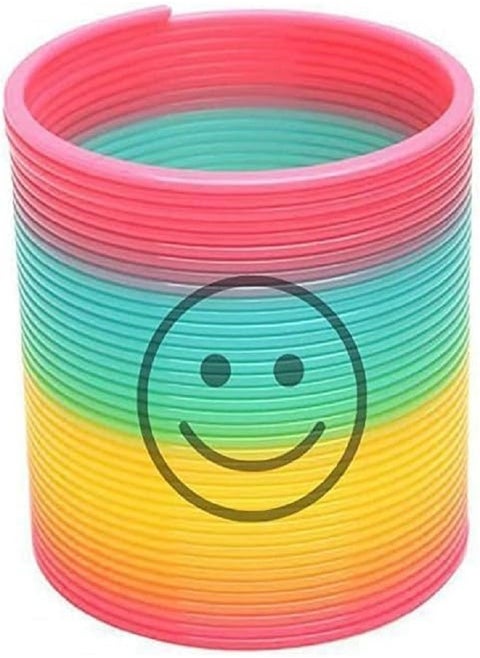 1 Pcs Rainbow Spring Toys, Spring Party Bag Fillers - Mini Smiling Rainbow Toys, Rainbow Smiley Games Spring Party Favors for Kids Boys Girls Party Favor Prizes