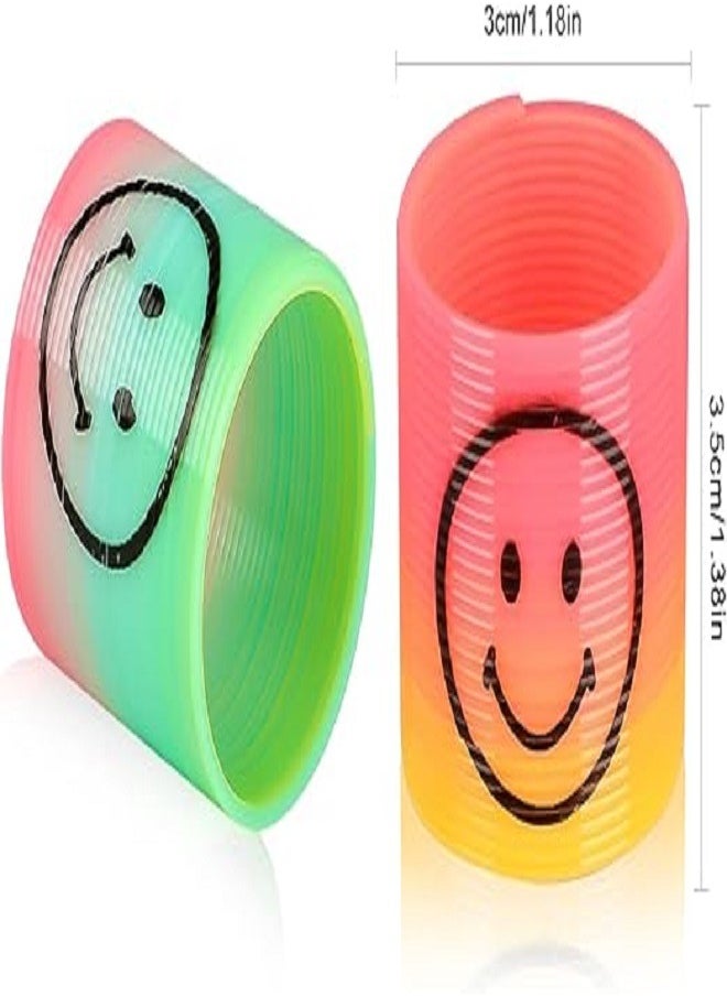 Generic 1 Pcs Rainbow Spring Toys, Spring Party Bag Fillers - Mini Smiling Rainbow Toys, Rainbow Smiley Games Spring Party Favors for Kids Boys Girls Party Favor Prizes  - Image 2