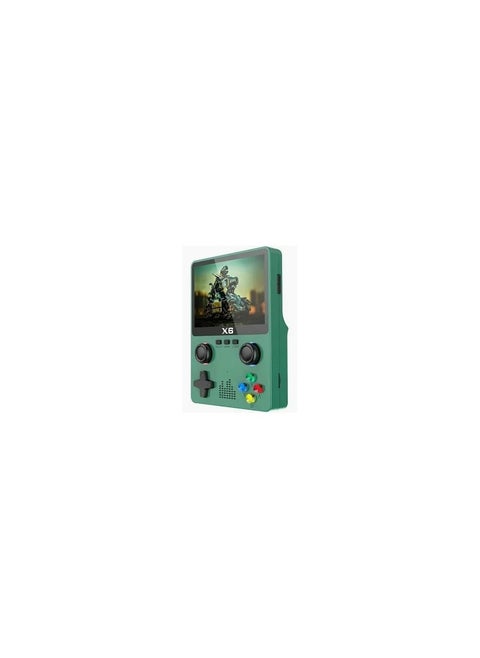 X6 Retro Game Console - 32GB, 10,000+ Classic Games, 3.5" IPS, Dual Joystick, 11 Emulators, TV Output, Portable Gaming System