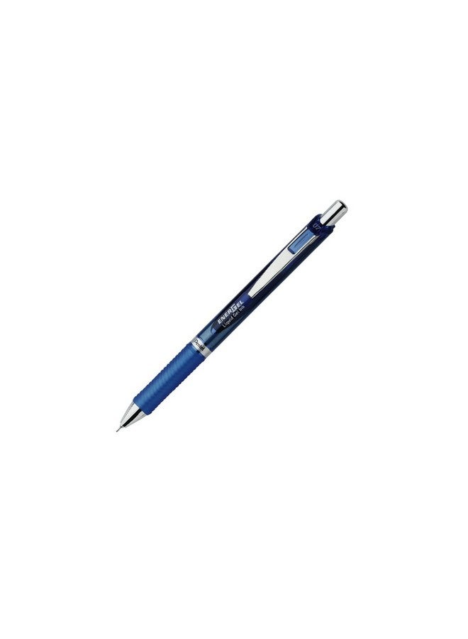 Pentel ® Energel™ Deluxe Rtx Retractable Pens, Needle Point, 0.7 Mm, Blue Barrel, Blue Ink, Pack Of 12 Pens - Image 2