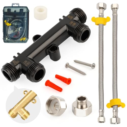 TheMiLiO Upgraded WP596816 Hot Water Recirculating Pump Sensor Valve KitNew Copper FinishCompatible with watts premier 500800500805grundfos up comfort SystemsIncludes 2x12 Lines 2x12x38 Fittings - Image 1