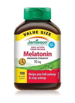 Jamieson Melatonin 10 mg Maximum Strength Dual Action Timed Release Value Size, Gluten-Free , 100 Count - pzsku/Z475CE41280CE94DA0AD8Z/45/_/1680347908/e5ef2fe5-945b-450d-9ef7-fd77d689dbae