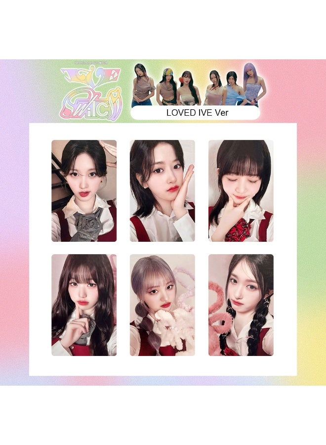 NIBEMINENT 6 Pcs Kpop IVE SWITCH Lomo Cards Card For Fans Collection Gifts - Image 1