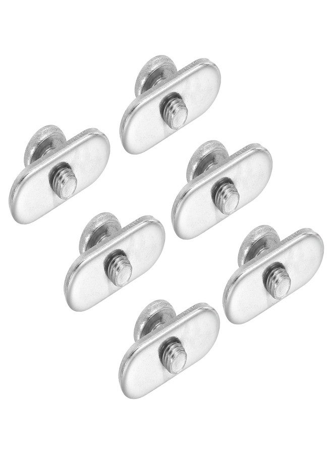 PATIKIL براغي مسار قوارب الكاياك من باتيكيل 316 من الفولاذ المقاوم للصدأ مع صواميل المسار 6 عبوات مجموعة استبدال معدات التركيب مع براغي خيط M6x10mm لقوارب الكانو والقوارب وقوارب الكاياك - Image 1