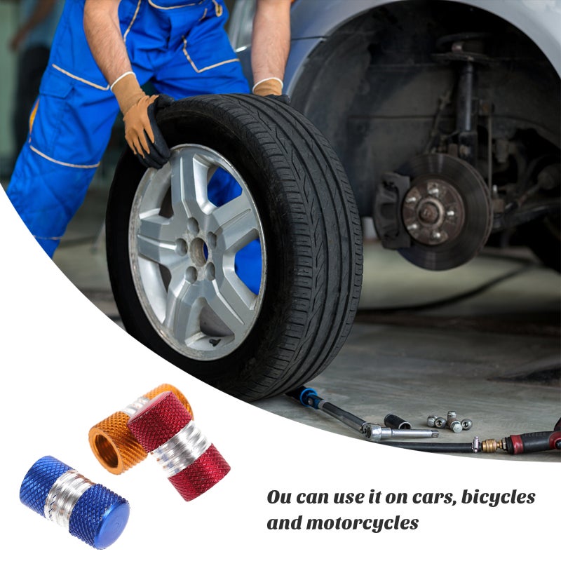 Pcs Tire Caps Wheel Outlet Cover Aluminum Alloy Stem Caps - Image 4