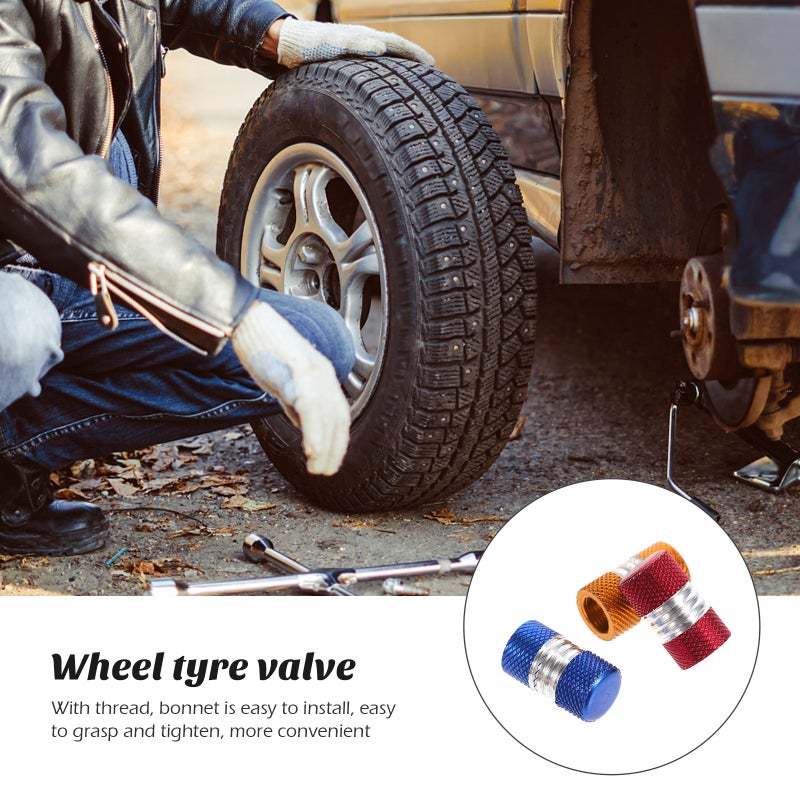 Pcs Tire Caps Wheel Outlet Cover Aluminum Alloy Stem Caps - Image 5