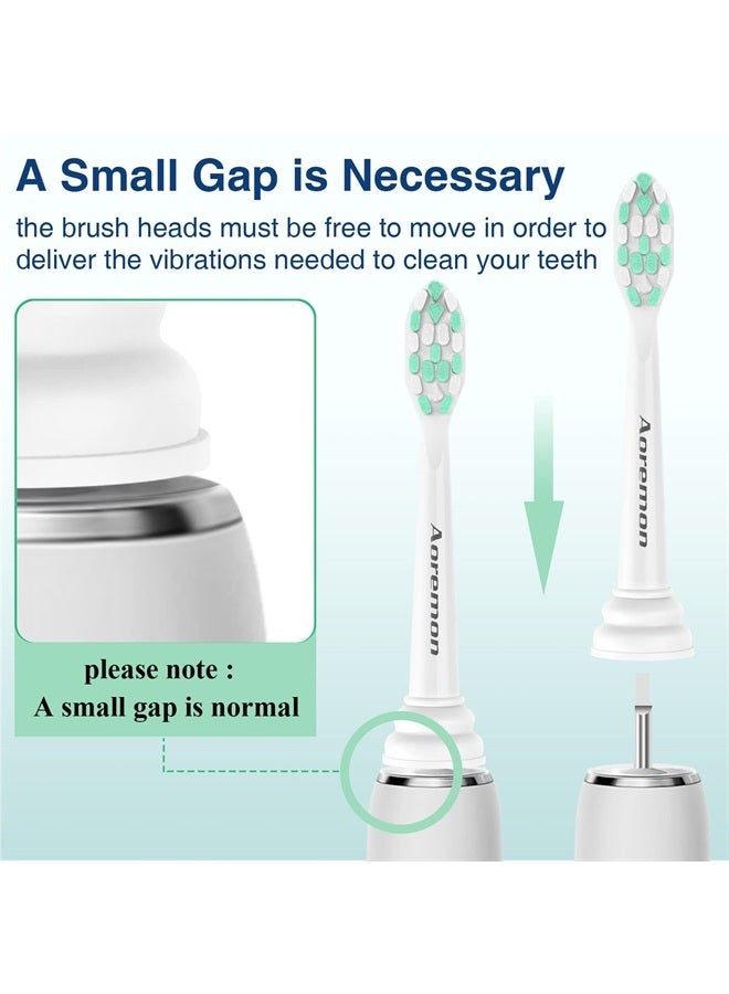 Aoremon Replacement Brush Heads for Philips Sonicare Electric Toothbrush 2 Series C1 C2 W2 A3, 10 Pack - Image 5