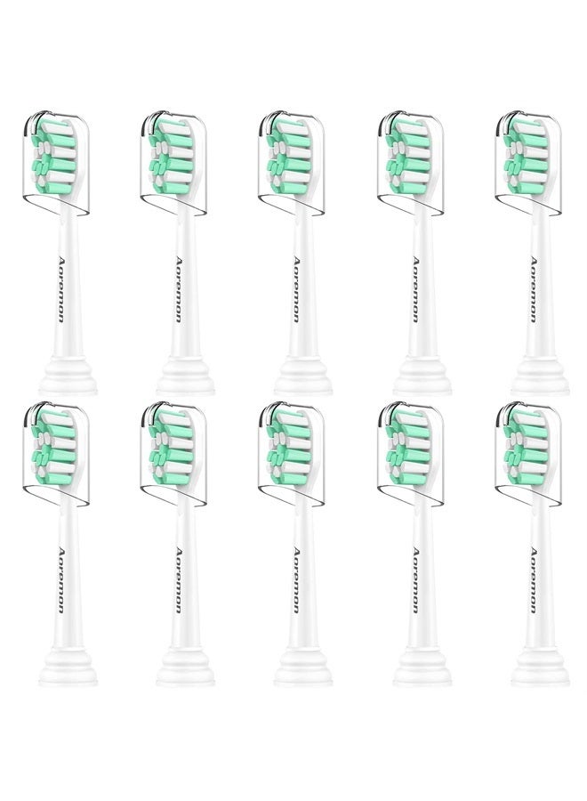 Aoremon Replacement Brush Heads for Philips Sonicare Electric Toothbrush 2 Series C1 C2 W2 A3, 10 Pack - Image 1