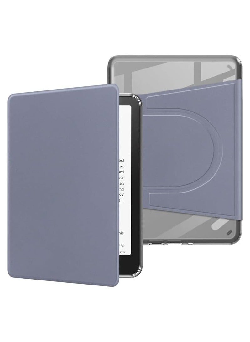 **غطاء واقي متوافق مع جهاز Kindle Paperwhite الإصدار 12 (7 بوصة) (2024) - يتميز بوظائف النوم/الإيقاظ التلقائي والحامل، غلاف Kindle مغناطيسي قابل للفصل.**