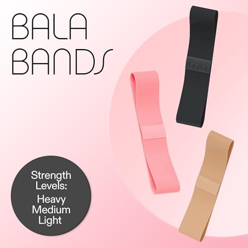 Bala Booty Bands Resistance Bands for Women & Men - Elastic Exercise Bands for Working Out - Wrist, Ankle, Legs & Booty Bands - Workout Resistance Bands for Yoga, Pilates, Strength Training - Image 3