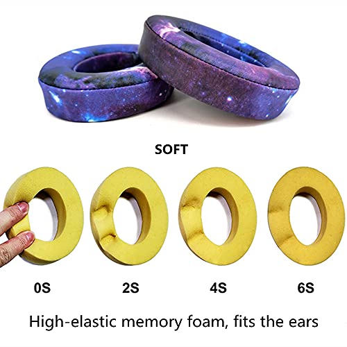 Koffmon Studio3.0 Replacement Earpads Studio2.0 Ear Pad Cushion Cover Compatible with Beats by Dr.Dre Studio 2& Studio 3 Over-Ear Headphones (Galaxy) - Image 2