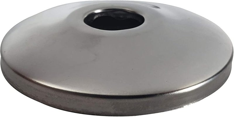Miiflex 1/2" Chrome Plated Steel Escutcheon Flange Cover with Sure Grip for 1/2" Copper, PEX, and CPVC pipe wall covers [10 Pack] - Image 3
