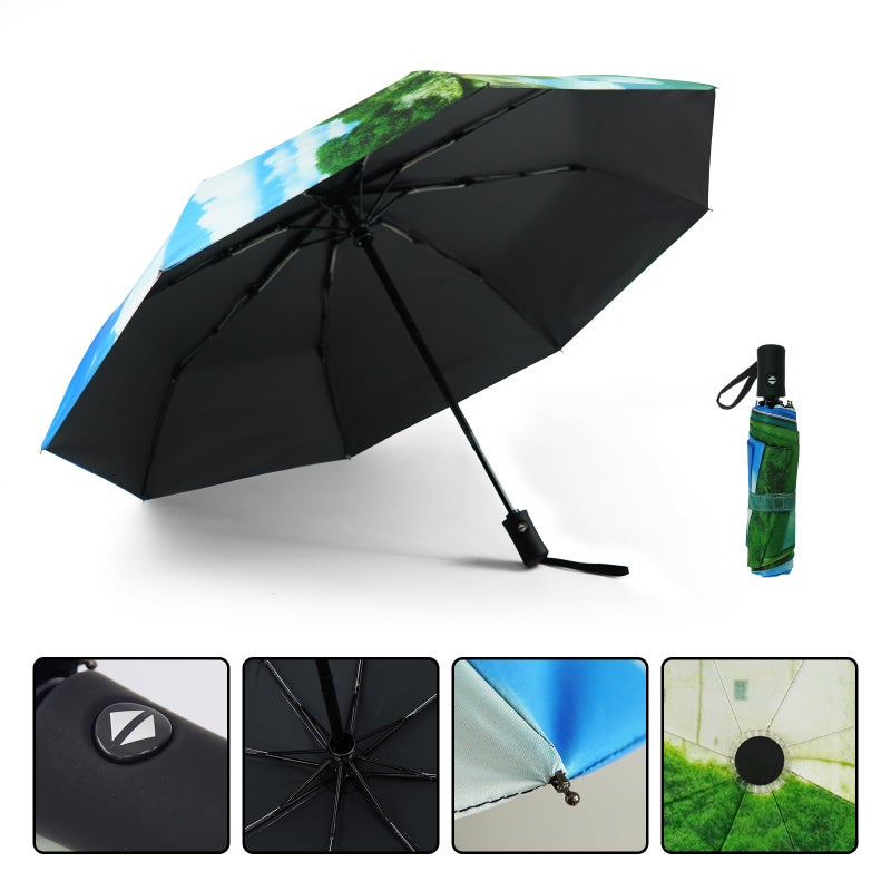 SY COMPACT Travel Umbrella Windproof Automatic Umbrellas Small Compact UV Sun Protection Factory Outlet Umbrella - Image 5