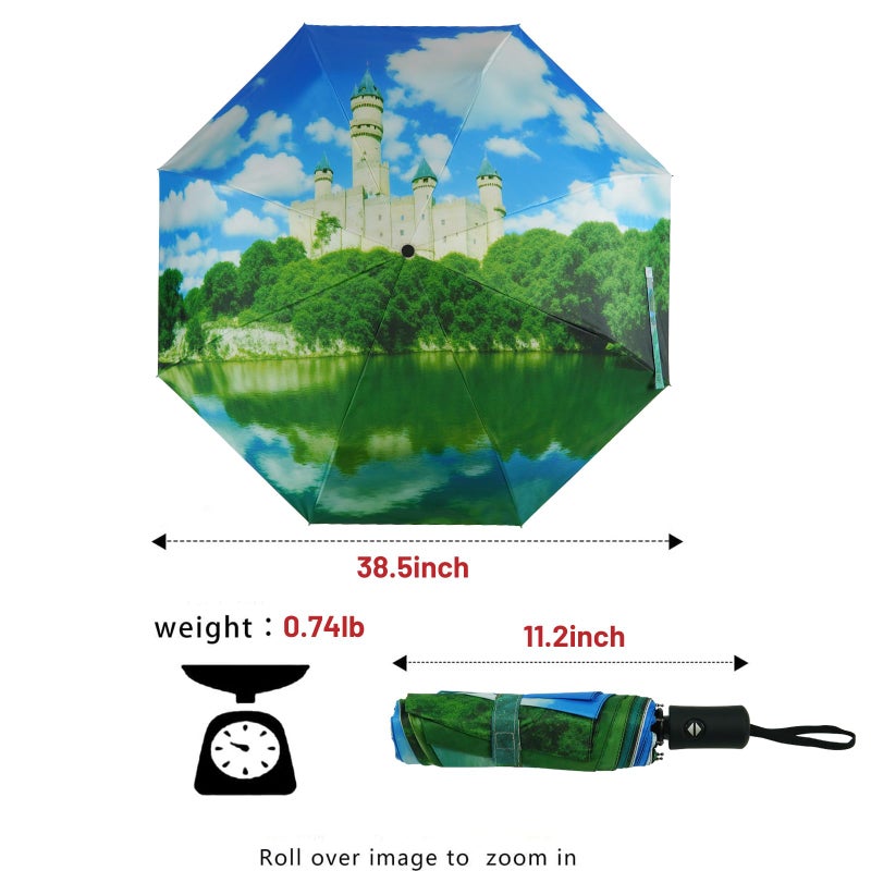 SY COMPACT Travel Umbrella Windproof Automatic Umbrellas Small Compact UV Sun Protection Factory Outlet Umbrella - Image 2