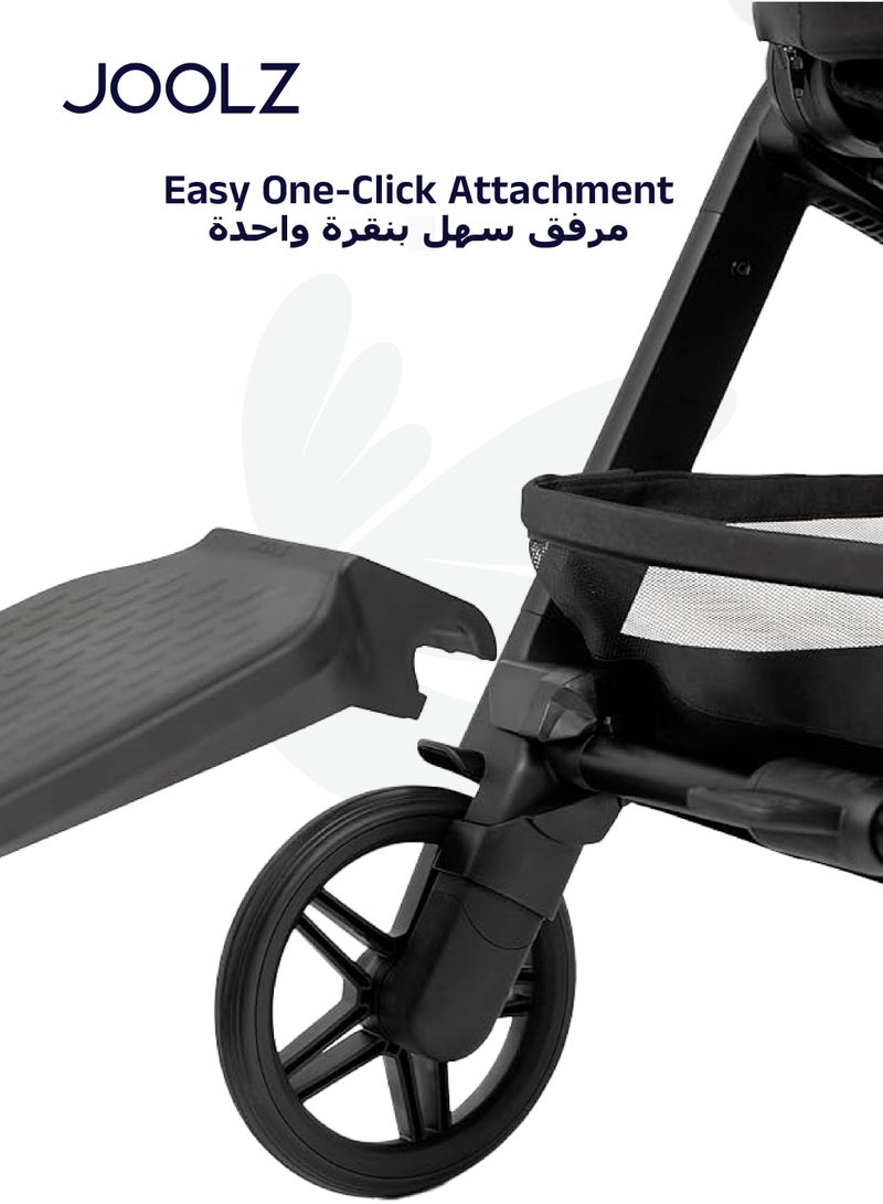 جولز لوحة قدم جولز Hub² مع مقعد | لوح ركوب للأطفال لعربة الأطفال | مقعد قابل للفصل | تصميم قابل للطوي | تركيب سهل | يدعم حتى 44 رطلاً (20 كجم) | 39 × 37.5 × 23 سم - Image 4