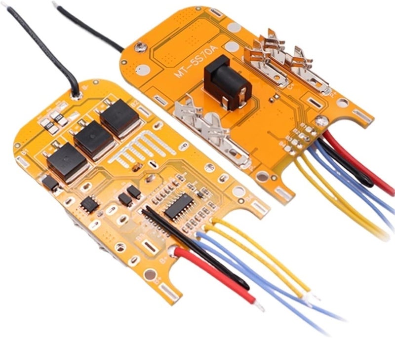 Board Charger, 10Pcs 5S 18V 21V 70A 80A 90A Battery Charging Protection Pack Circuit Board BMS Module for Power Tools PCB Protection(70A) - Image 1