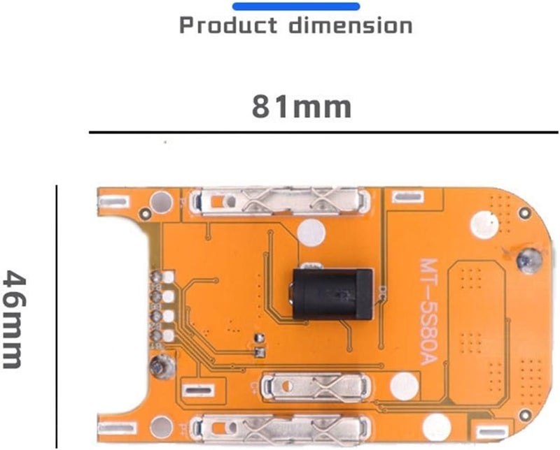 Board Charger, 10Pcs 5S 18V 21V 70A 80A 90A Battery Charging Protection Pack Circuit Board BMS Module for Power Tools PCB Protection(70A) - Image 2