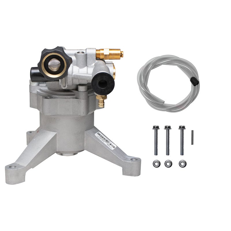 OEM Technologies 90026 Vertical Axial Cam Replacement Pressure Washer Pump Kit 3100 PSI 24 GPM 78 Shaft Includes Hardware and Siphon Tube for Residential and Industrial Gas Powered Machines