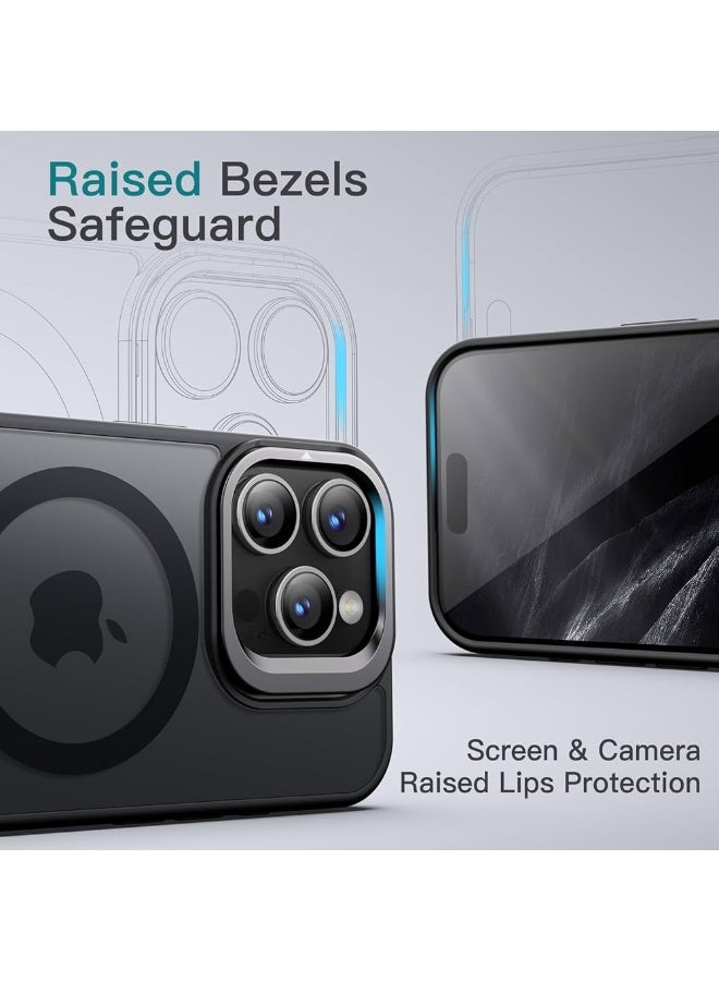 ريتي غطاء ايفون 16 برو ماكس – حامل خفي، دعم MagSafe، تصميم مطفي مضاد للبصمات، مغناطيس N52 قوي - Image 5