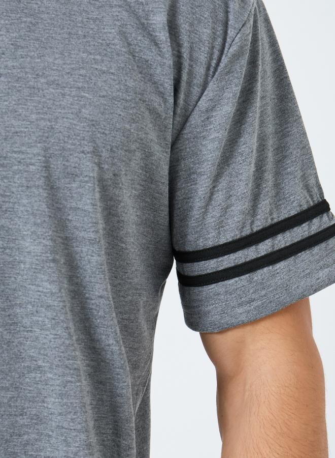 Styli Relaxed Fit Striped T-Shirt and Shorts Pyjama Set - Image 3