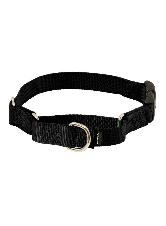 بيت سيف طوق مارتينجال للكلاب من بيت سيف مع مشبك سريع الإغلاق - متوسط، 1 بوصة، أسود - Image 1