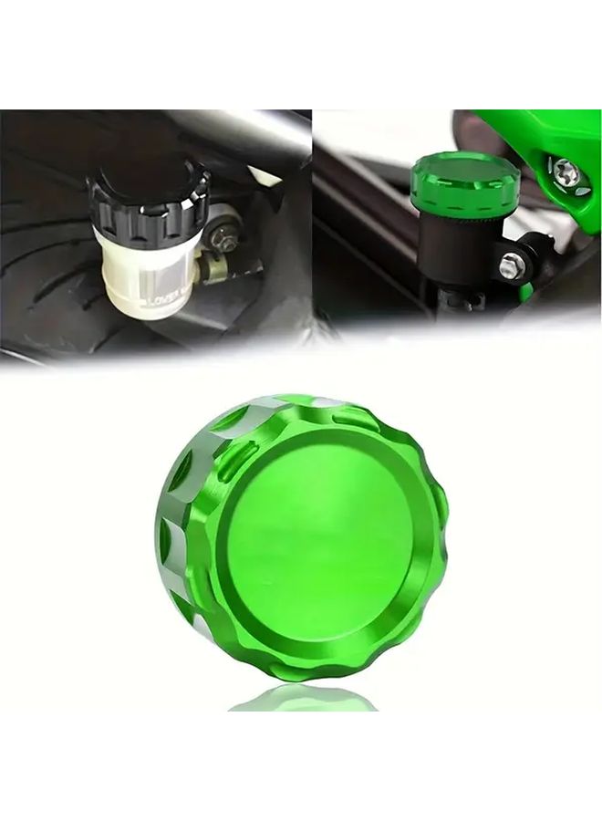 Blue CNC Aluminum Rear Brake Fluid Reservoir Cap For Z Series Motorcycles Easy Install - Image 3
