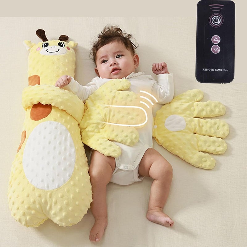 Luocute راحة النخيل المهدئة للطفل بارتفاع 24.41 بوصة من لوكيوت، نخلة يد نوم مريحة للطفل مع وظيفة تربيت لطيفة للأطفال - Image 3