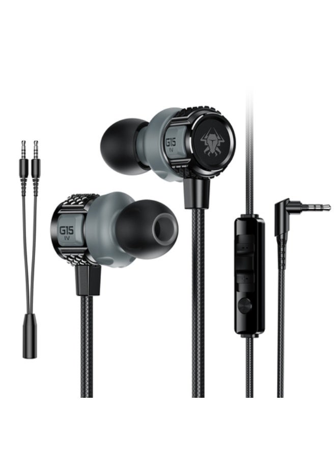 بليكستون سماعات أذن سيليكون سلكية Plextone G15 - اللون الأخضر، خفيفة الوزن مع إلغاء الضوضاء لألعاب الرياضات الإلكترونية - Image 1