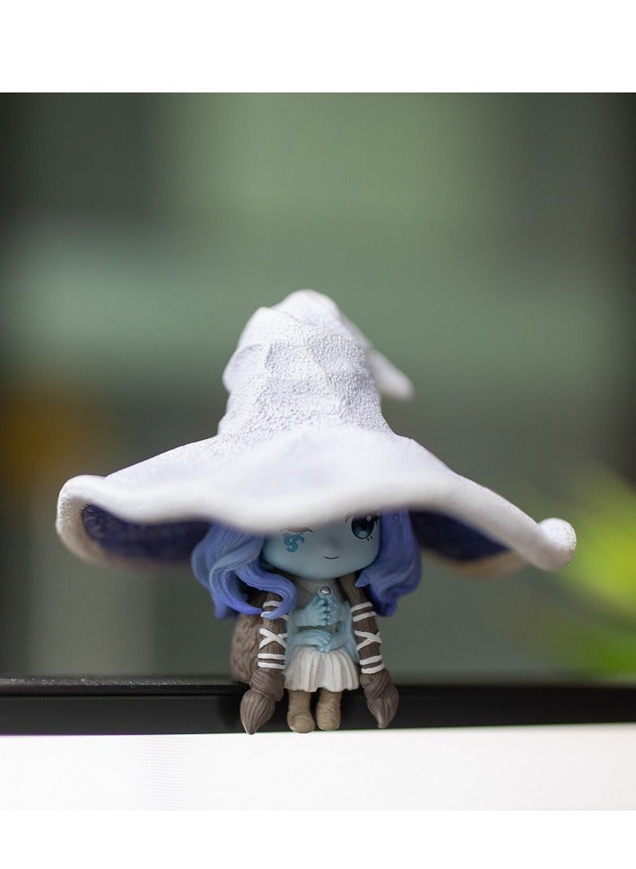 General Elden Ring Old Man Ring Series Doll Model Ornaments, Q Version Lani PVC Model Toy Decoration Collection Gift 7cm  - Image 3